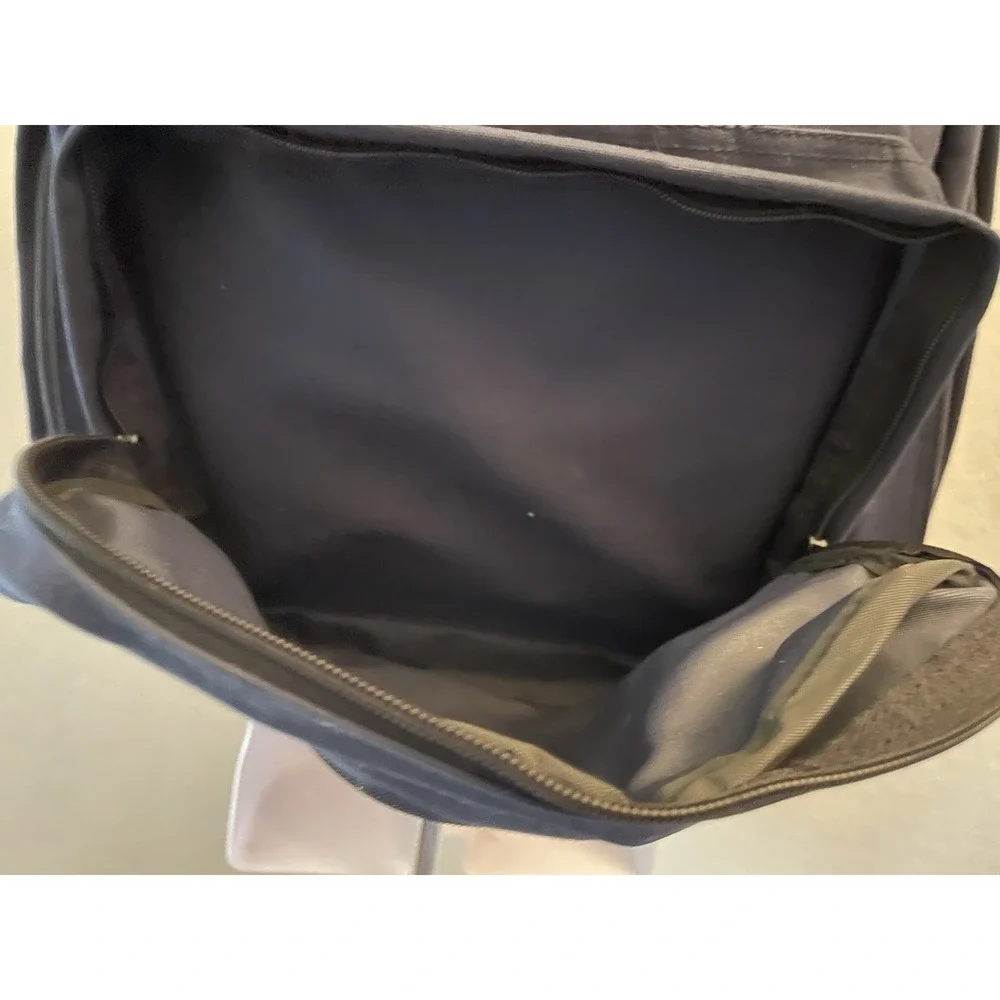 Vintage 90s/Y2K Polo Sport Ralph Lauren Backpack Navy Blue Canvas School Beach